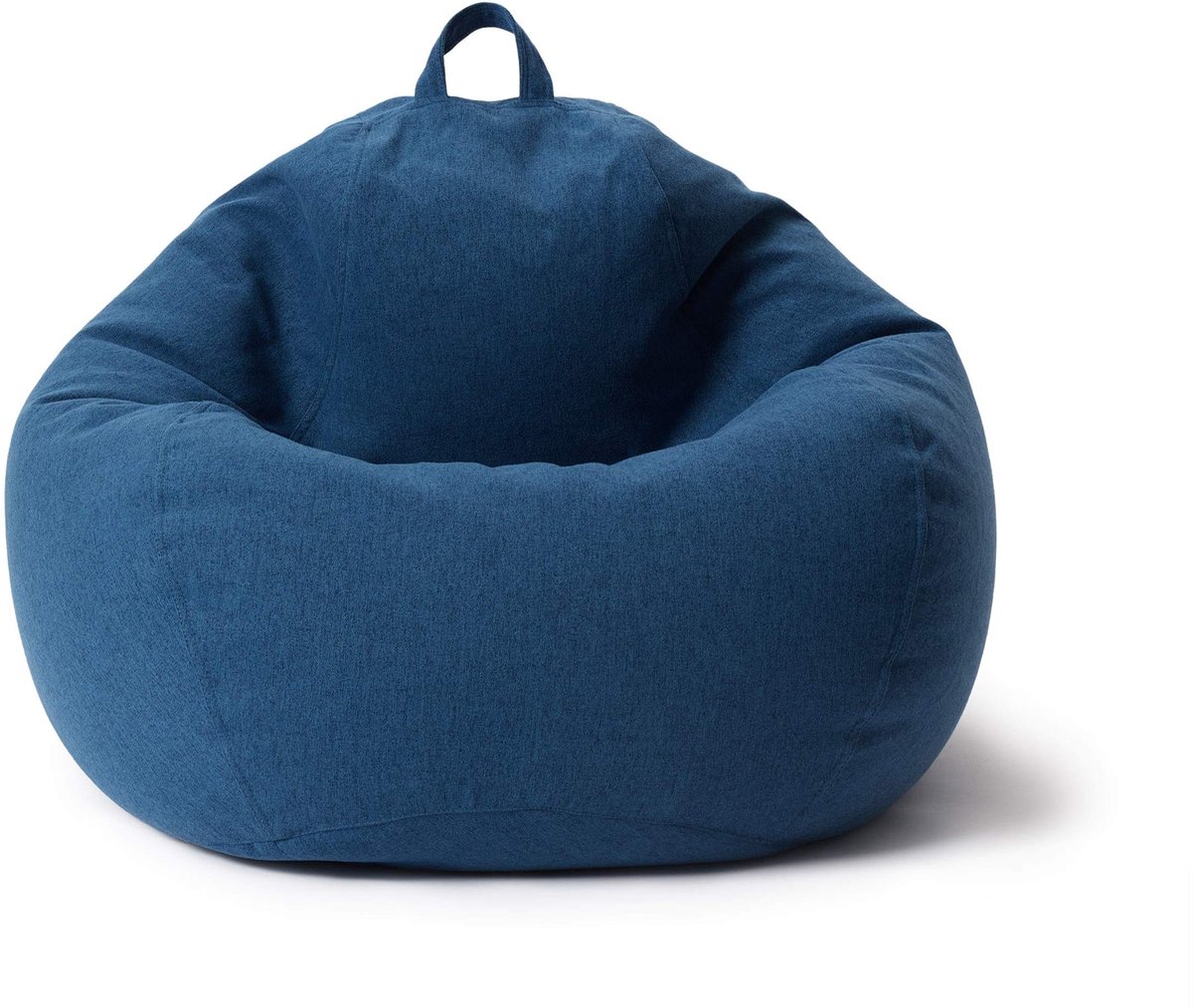 Comfortabele Bean Bag voor Binnengebruik - 80 x 90 cm - Donkerblauw