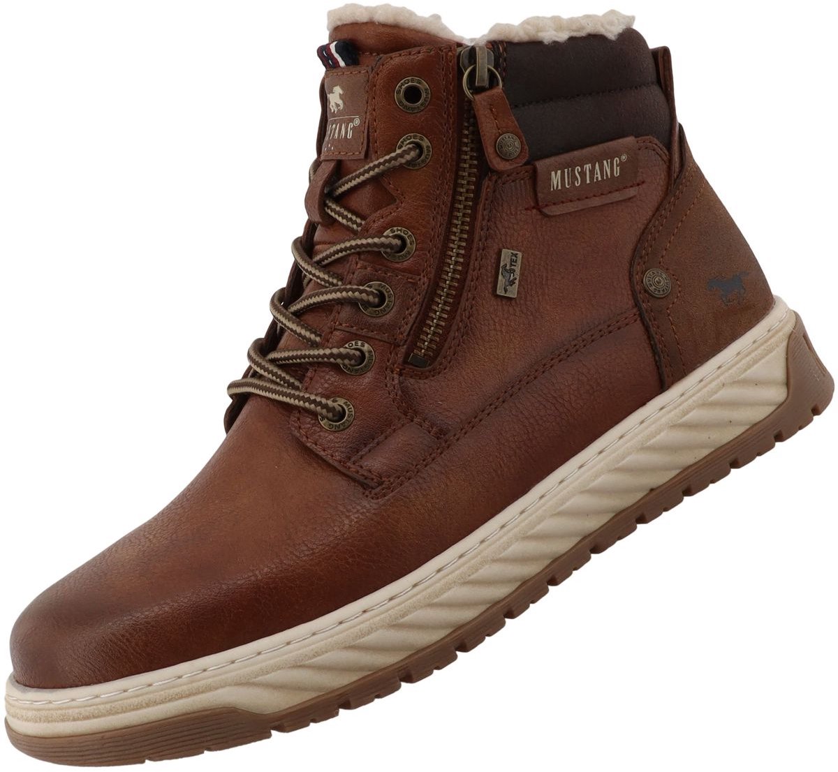 Mustang heren Tex-laarzen, gevoerd, bruin 36M0011001-brown