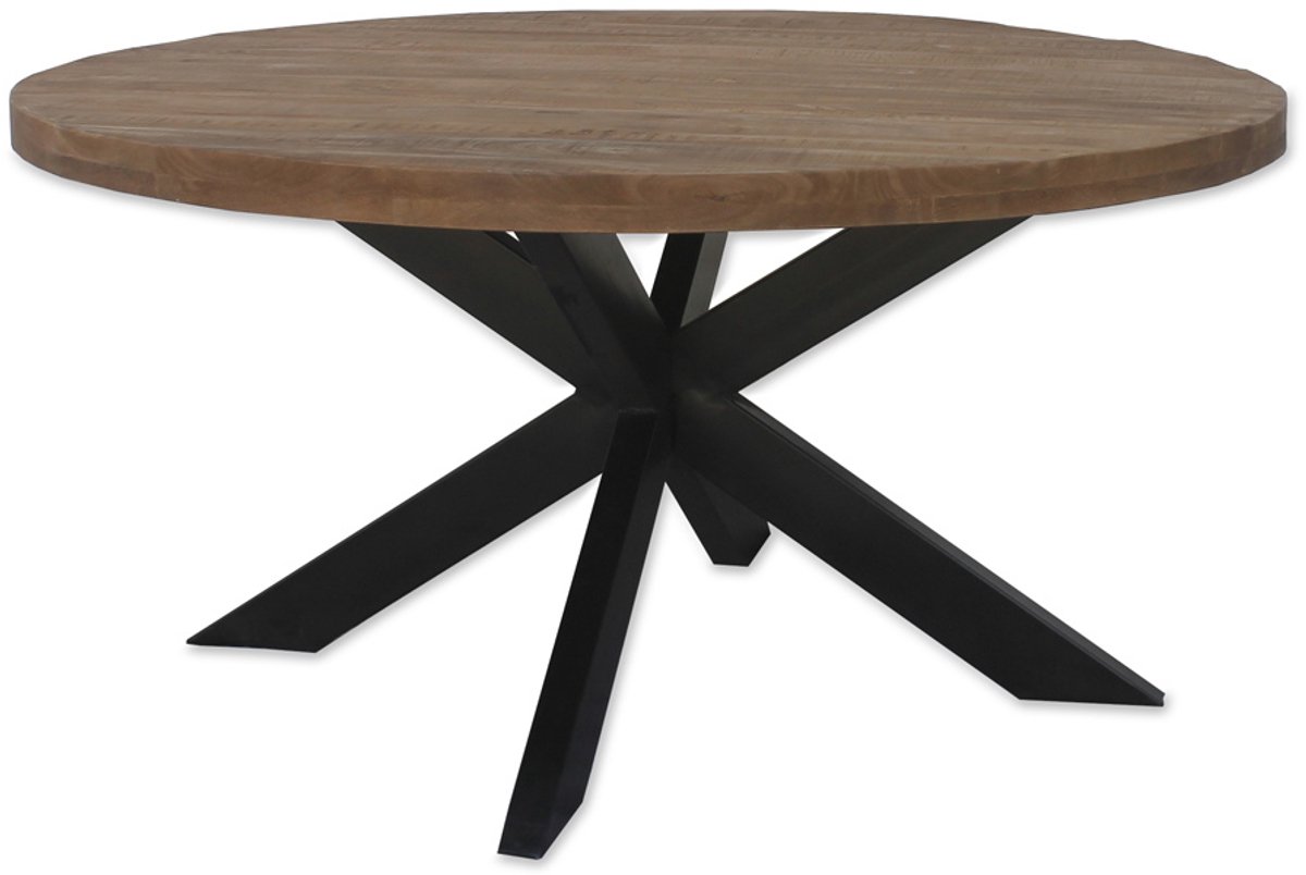 Livingfurn Eettafel Brix Sturdy Rond 140 cm Naturel