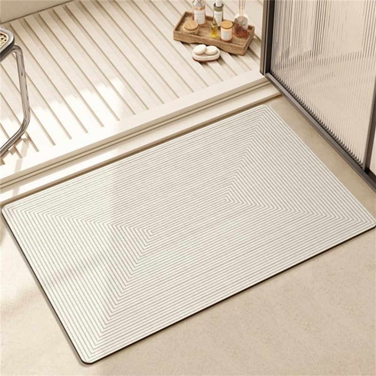 Rectangulaire Badmat - Antislip en Absorberend - 40 x 60 cm