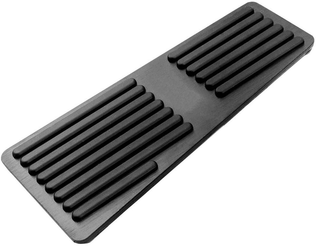 Voetsteun Rem Koppeling Pedaal Pad - Aluminiumlegering en rubber