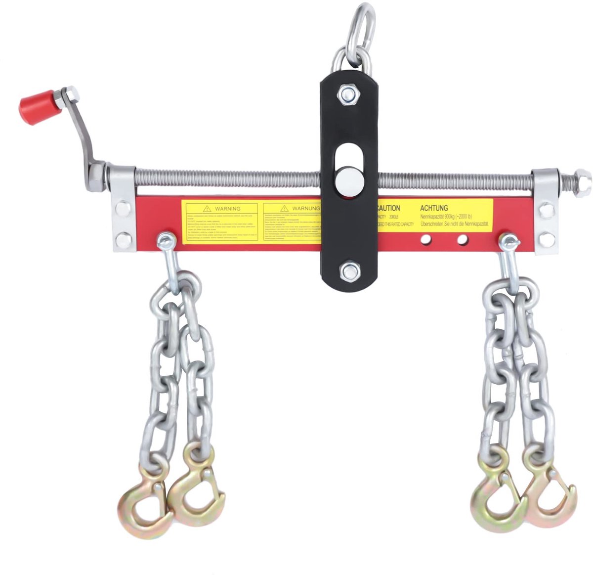 Motor Balancing Device - 900 kg capaciteit - Inclusief 4 kettingen en kruk