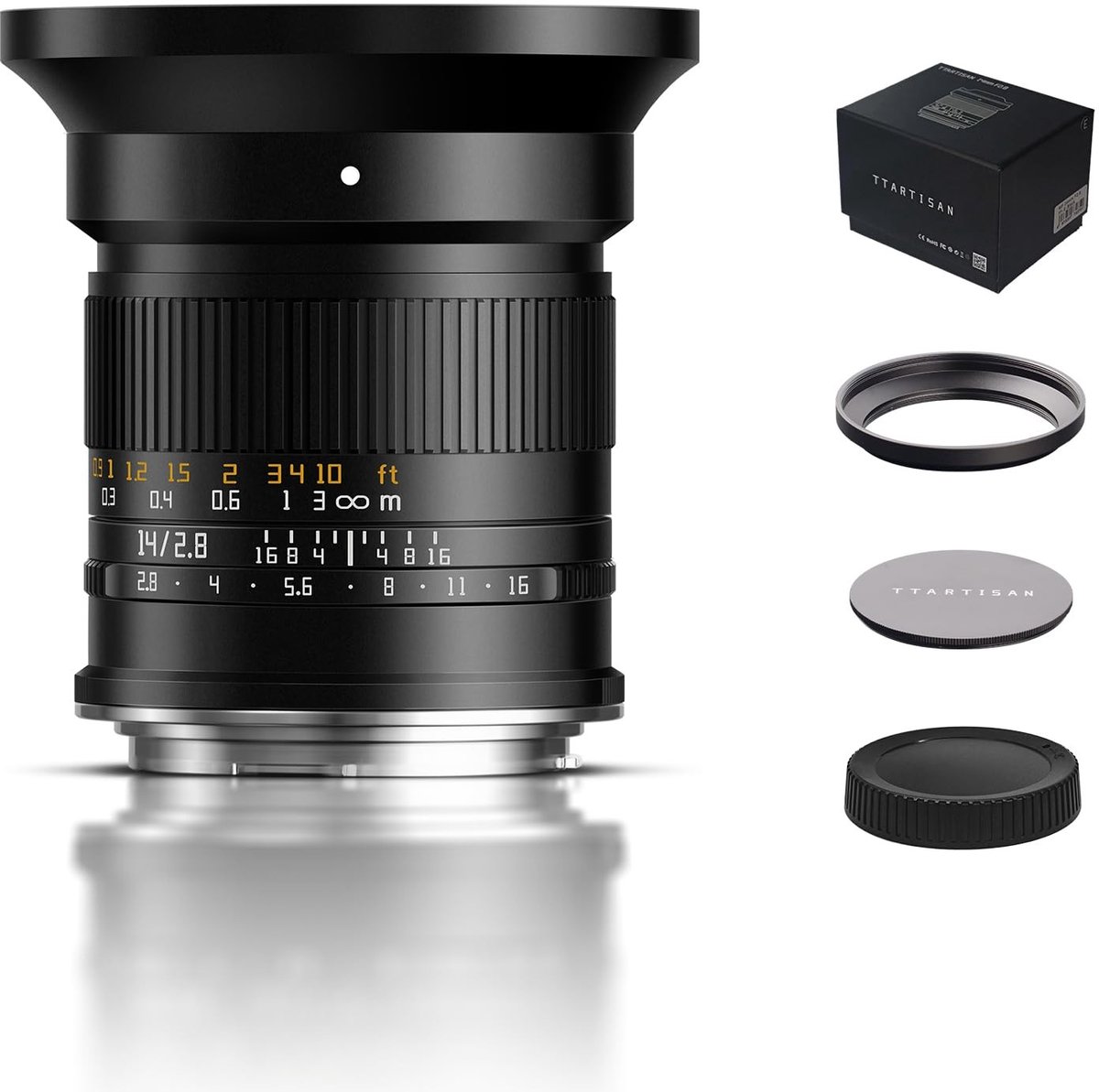 Ultra Wide Angle Lens 14mm f/2.8 voor Canon RF - Handmatige Focus