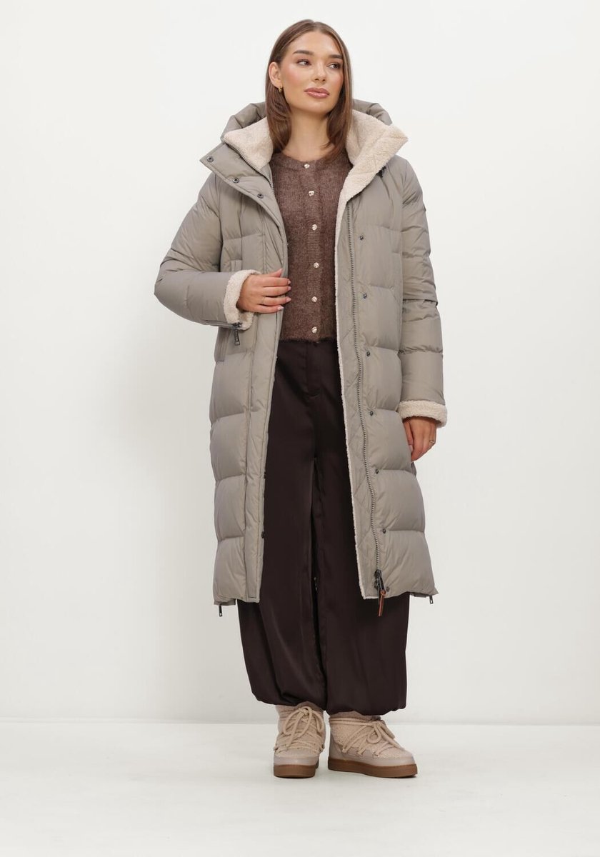 Object Objsaggia Re L/s Knit Cardigan Truien & vesten Dames - Sweater - Hoodie - Vest- Bruin - Maat XS