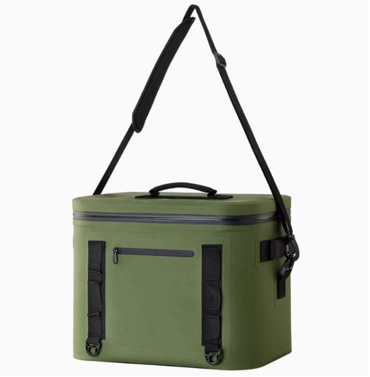 Isolerende Lunchtas - Lekvrije Koeltas met Schouderband - Olijfgroen
