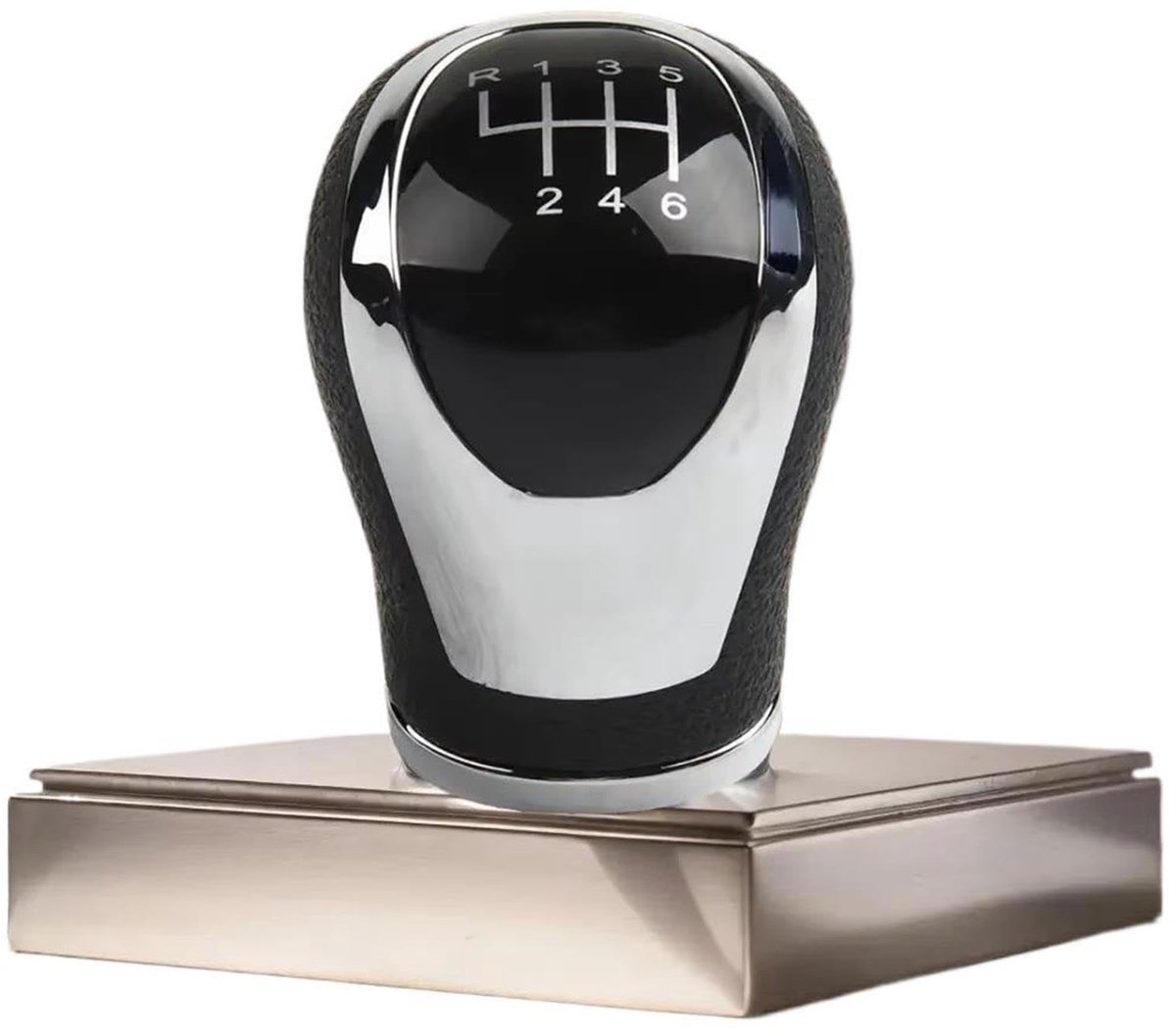 Versnellingspookknop voor Nissan - Zwart met chroom