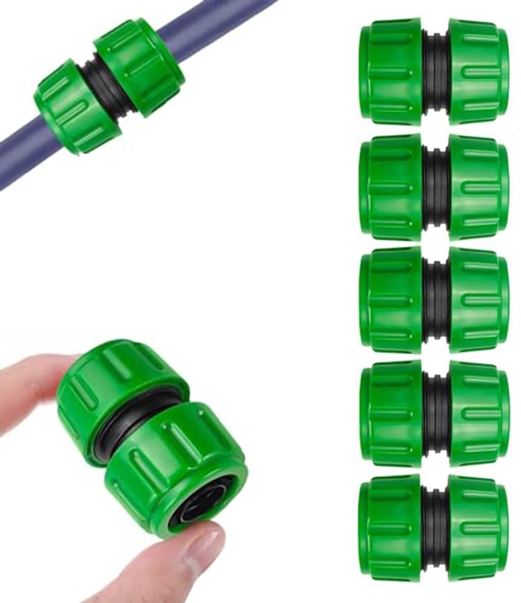 Slangreparatie-connector 1/2 inch - 5 stuks
