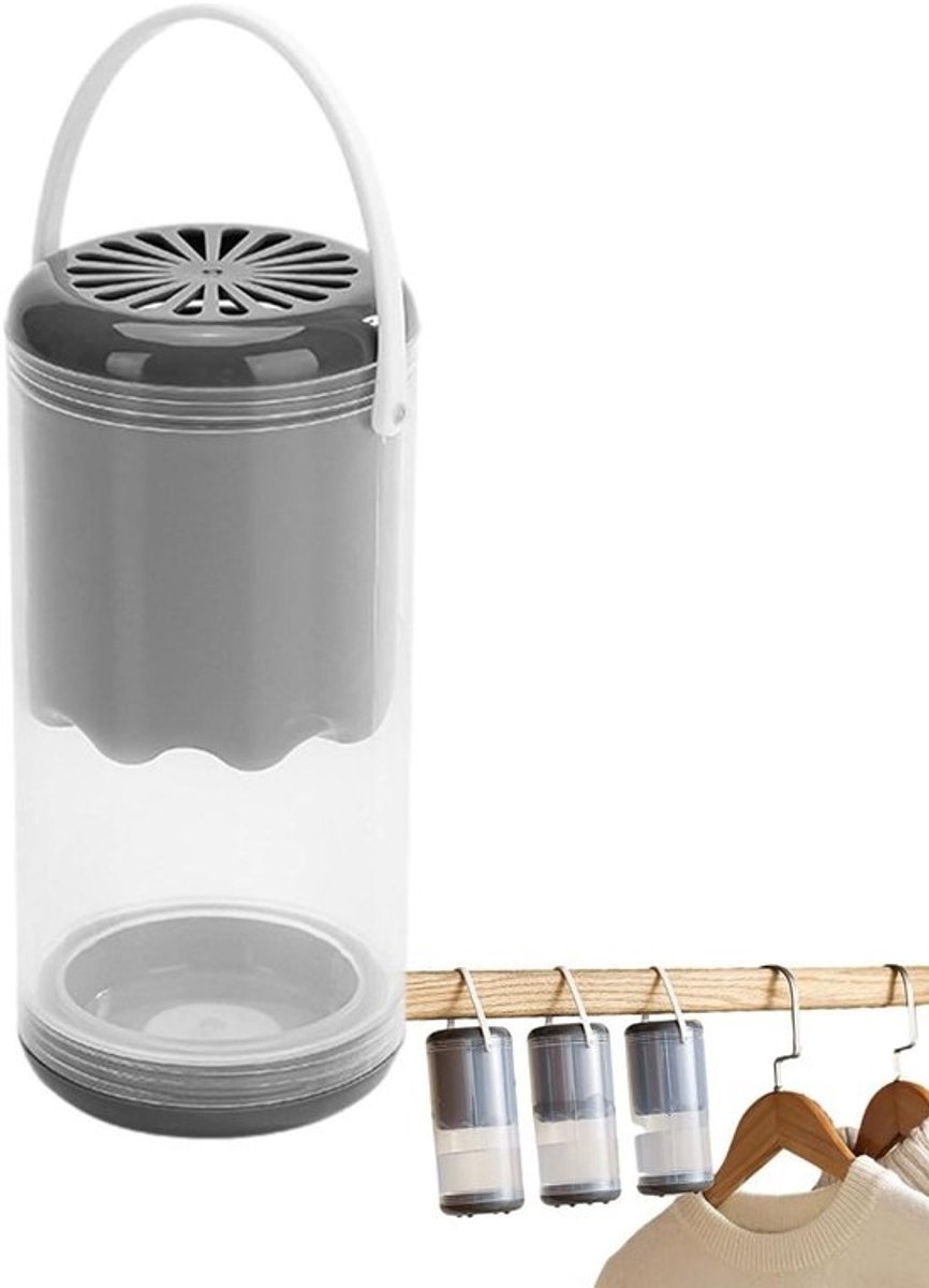 Luchtontvochtiger Kast - Vochtvanger Box - Kleding Droog Houden - Grote Opname - 8.4 cm Hoog - Wit