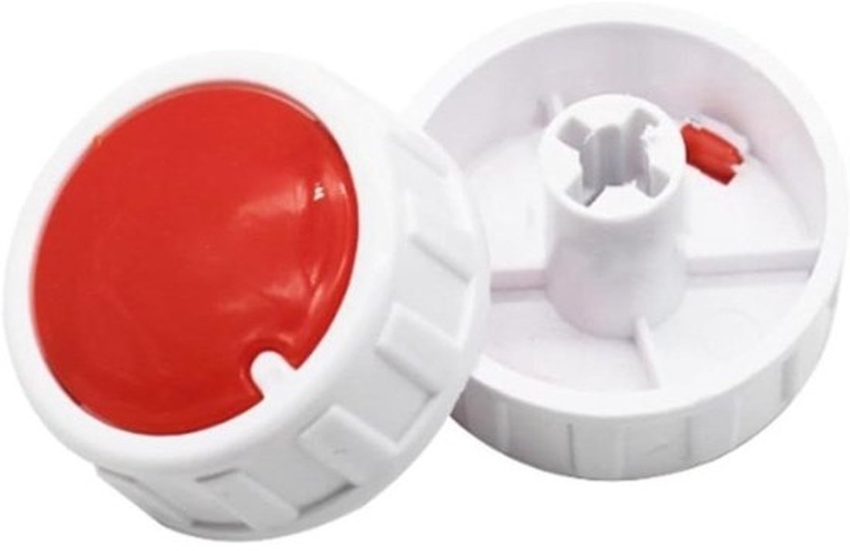 Schakelknop Kap - Thermostaat Knop - Olieverwarmer Reparatie - D-as Ronde As - 40 mm Diameter - Kruis Vorm