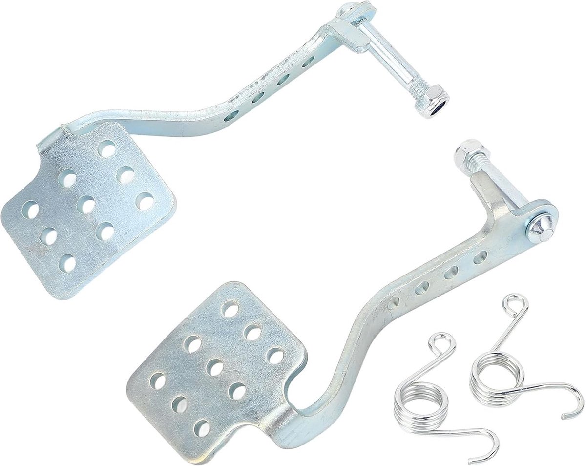 Go Kart Pedalen Set met Antislip en Trekveren voor Rem en Versnelling voor Drift Trike