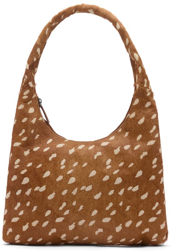 Manfield Schoudertas Met Bambiprint Met Ritssluiting - Maat Onesize