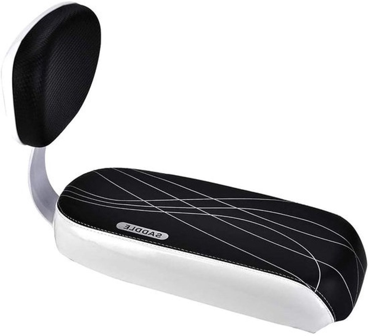 Fiets Achterkussen Set - Kind Zitje Armsteun - Comfortabel Fietsen - Met Voetsteunen - 33 x 25 x 16 cm