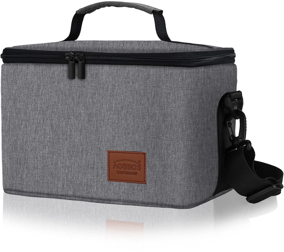 Isolerende Lunchtas - 10L voor School, Werk en Recreatie - Grijs