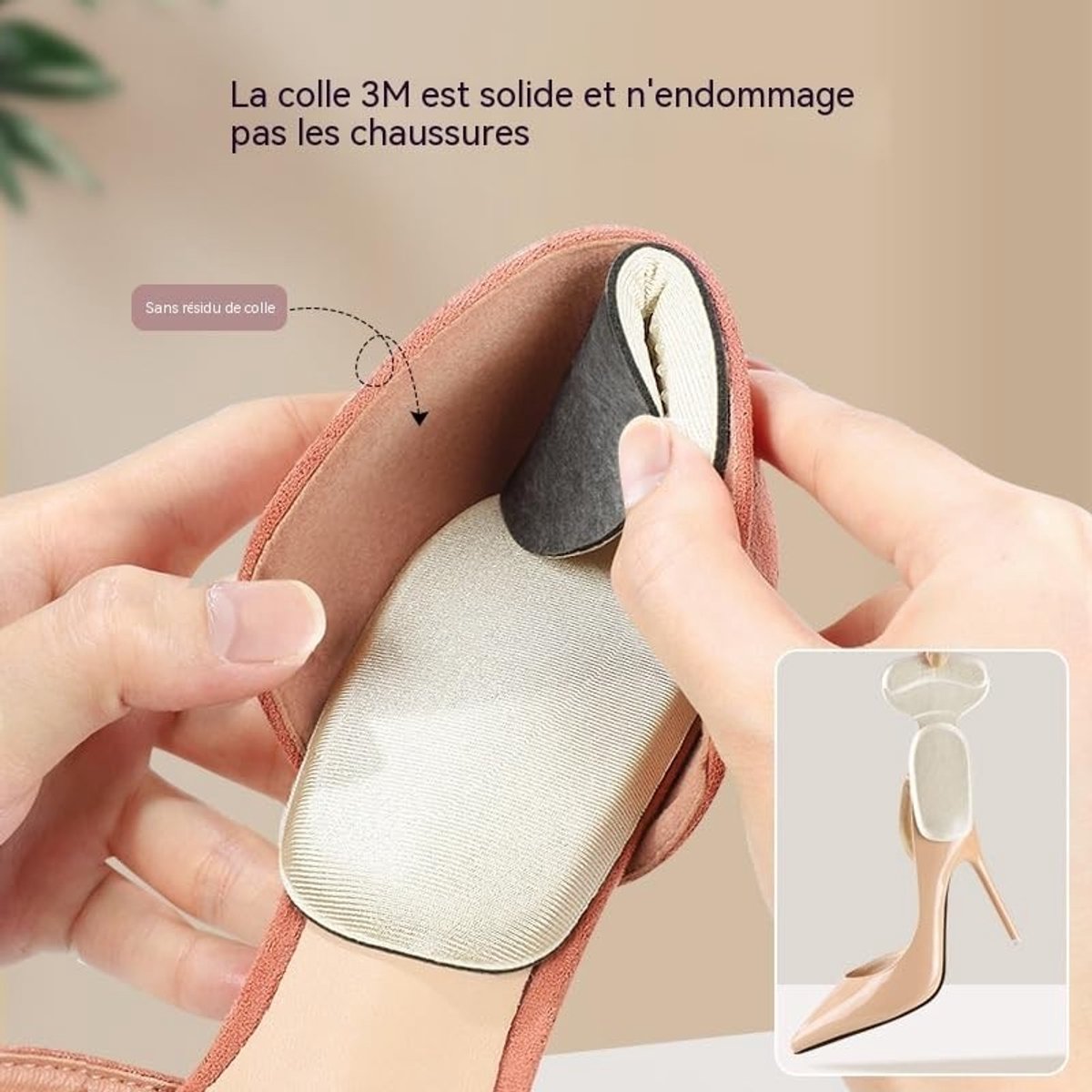 T-Vormige Hielkussens - Voor Dames - Maatverstellers en Anti-Wrijving