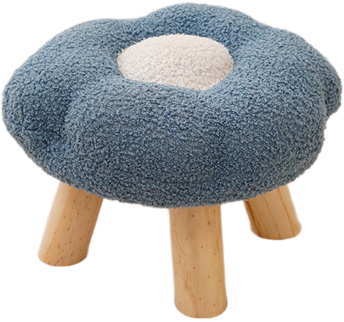 Multifunctionele voetensteun - Bloemvormig - Blauw