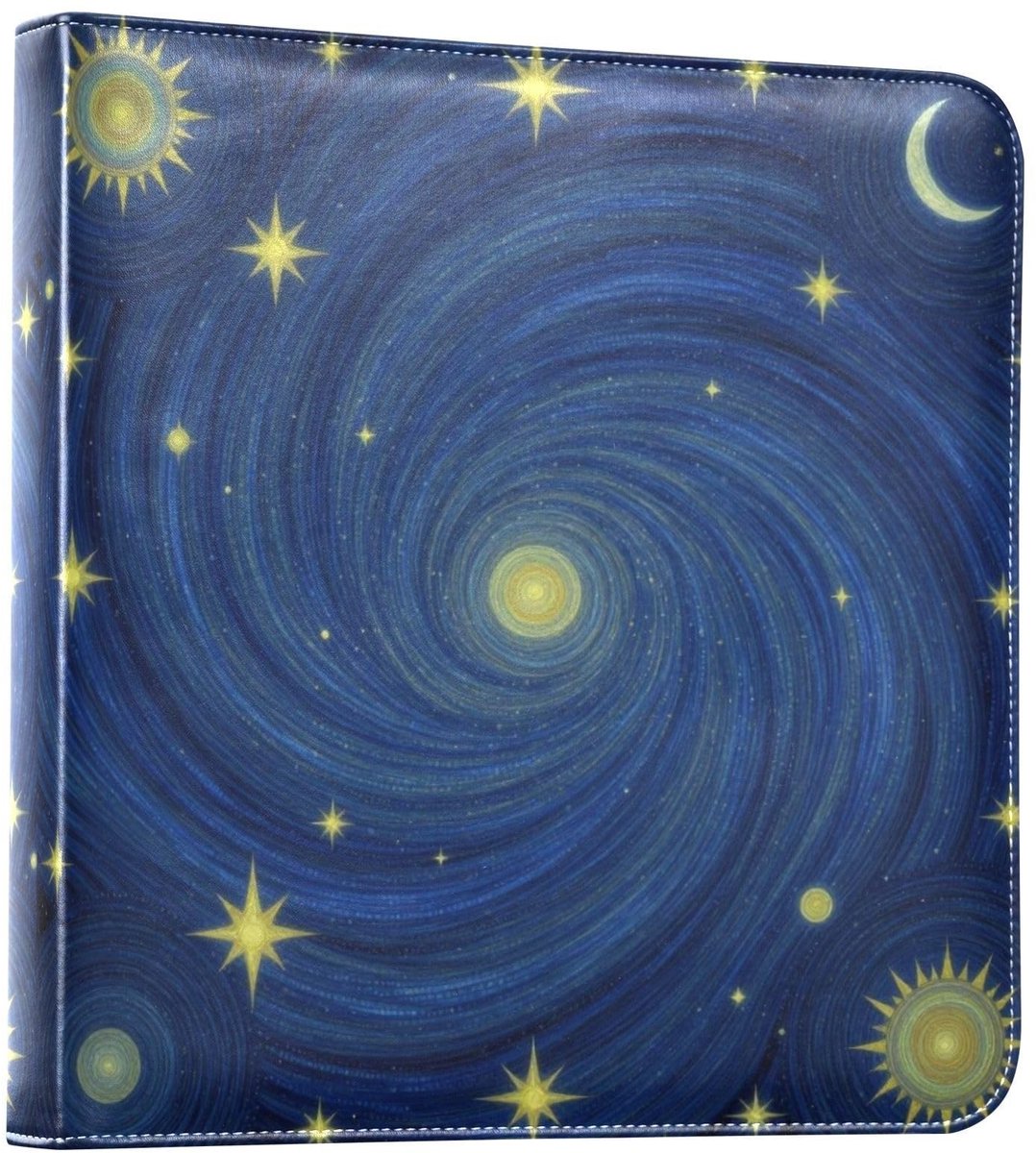 DIY Fotoalbum - Flexibele binnenpagina's - Blauwe Swirl