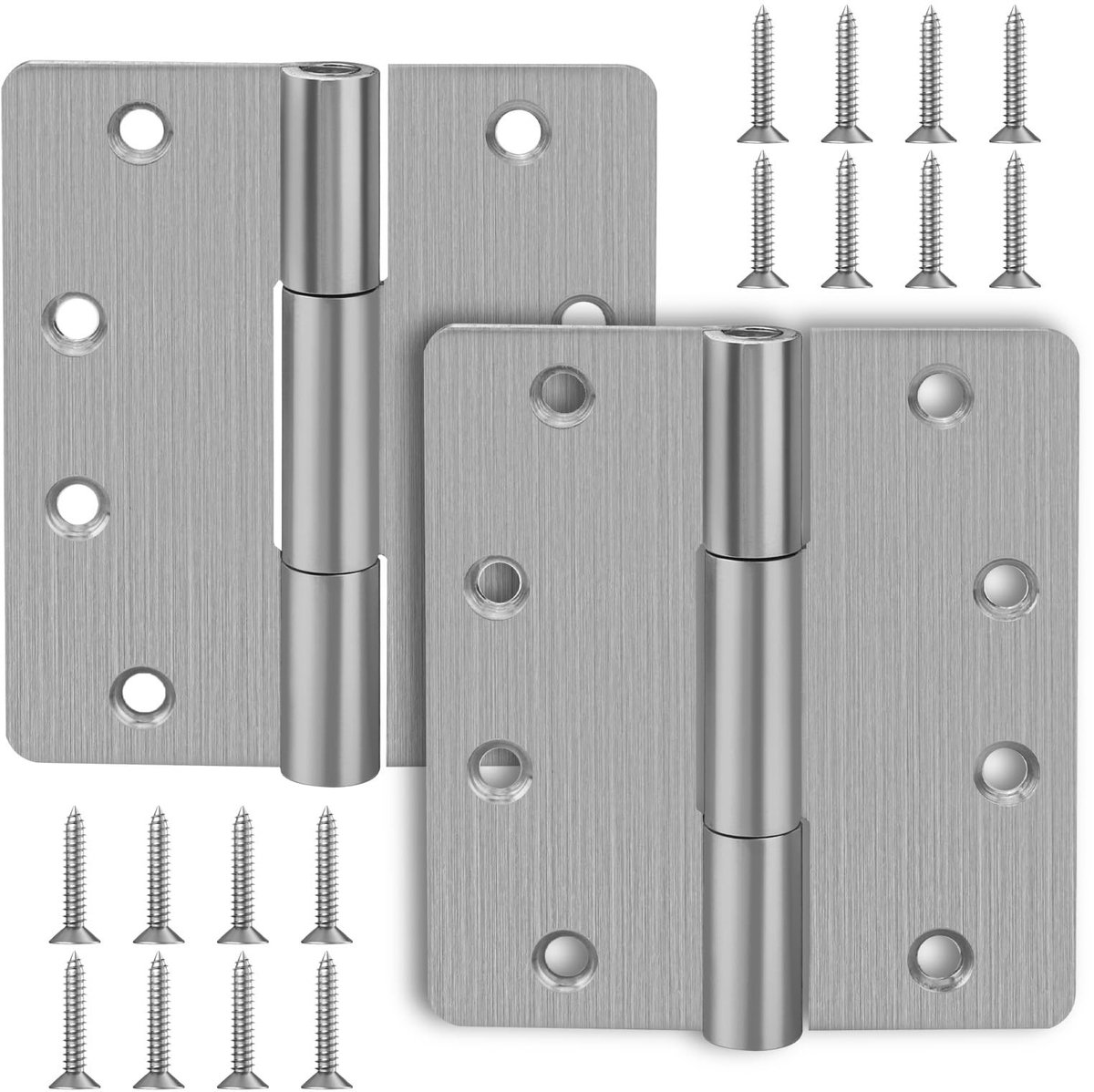 Zelfsluitende Deurscharnieren - 9 cm met verstelbare spanning - Set van 2