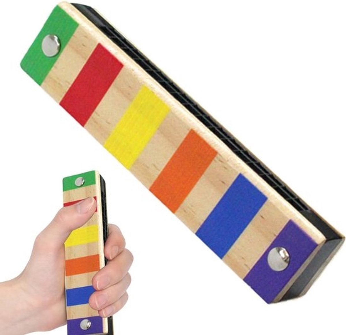 Mondharmonica Kinderen - Muziek Speelgoed - Muziek Leren - 16 Gaten - 13.5 cm - Kleurrijk