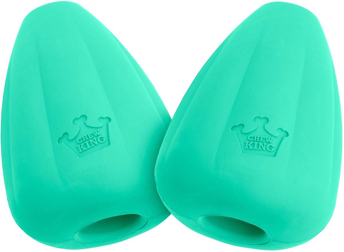 Hondenspeelgoed – 2 Stuks Kauwspeeltje – Duurzaam Natuurlijk Rubber – Voor Snacks – M/L Honden