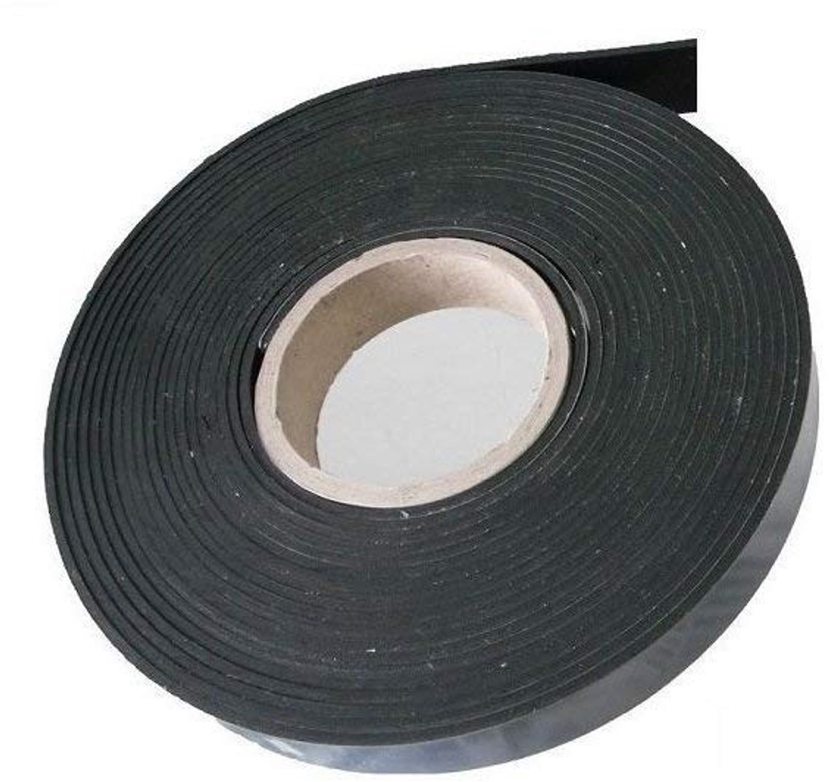 Zelfklevende Rubberband - 10 m x 10 x 2 mm - Zwart