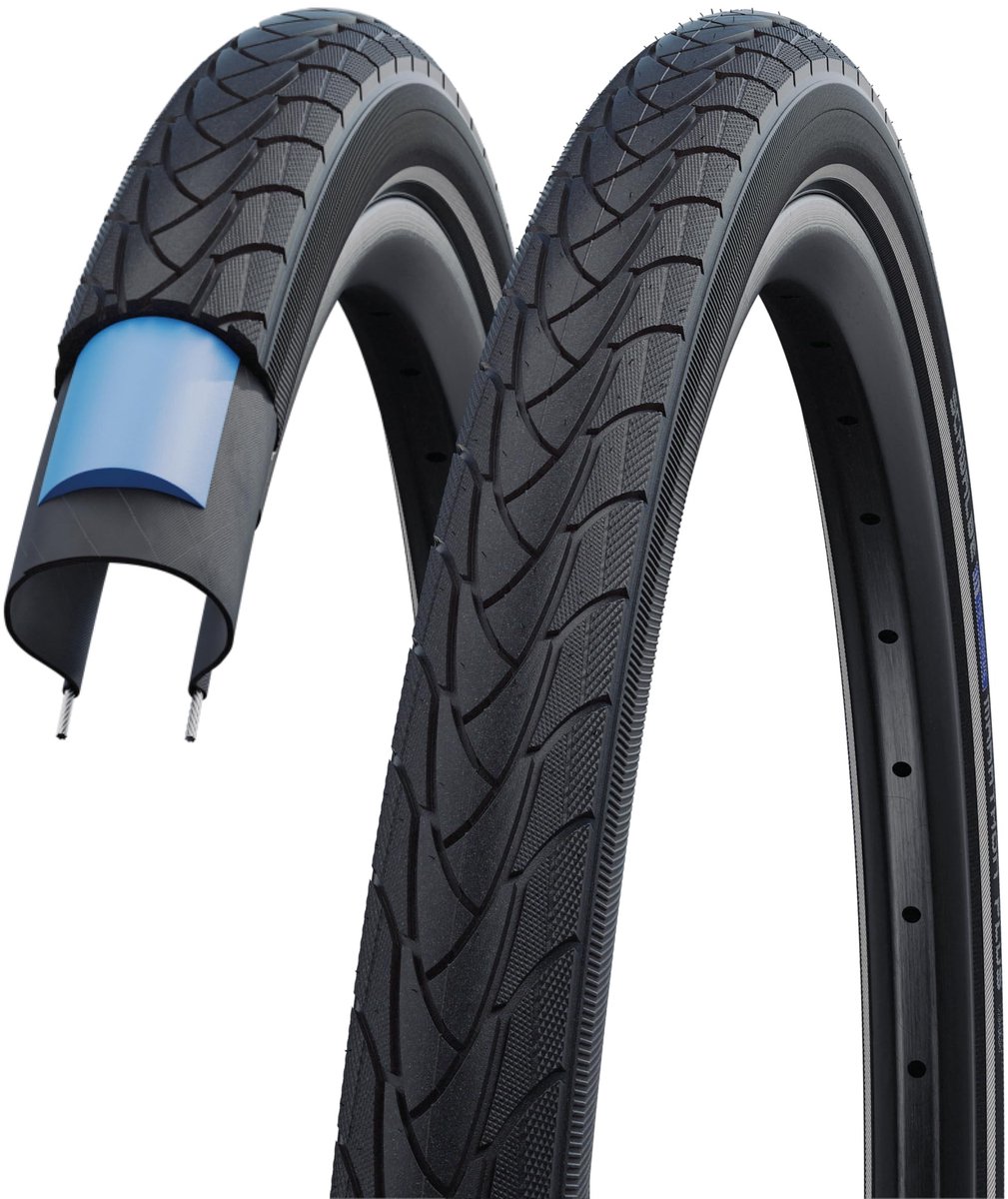 Fietsbanden Marathon Plus Reflex - 20 x 1.35 inch - Zwart