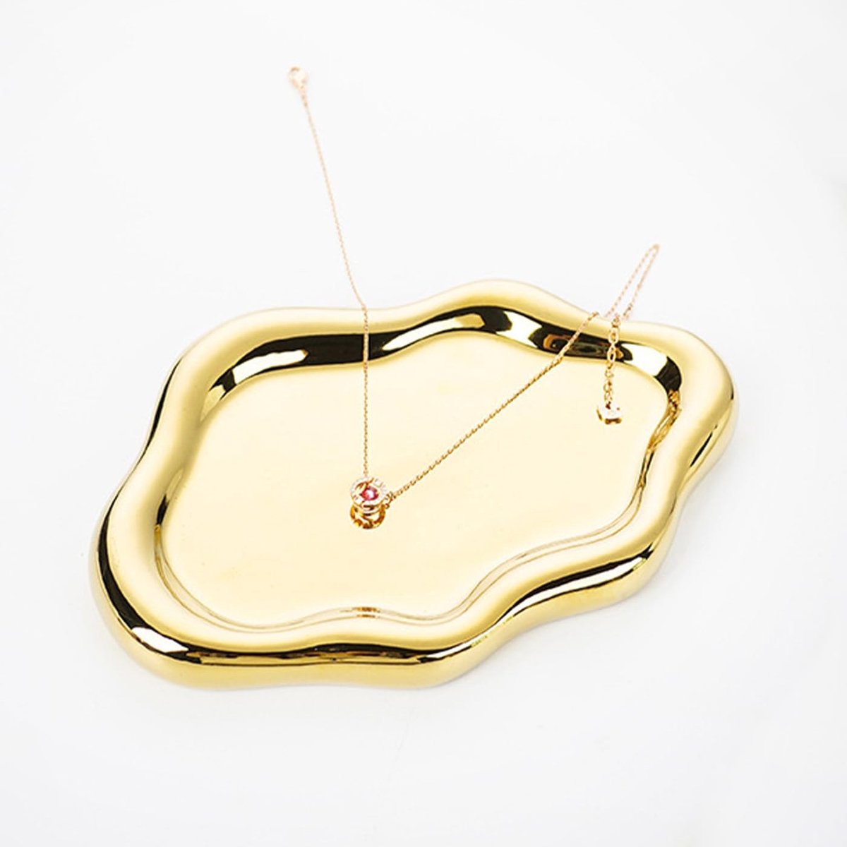 Sieraden Schaal - Unieke Wolkenvorm - Goud