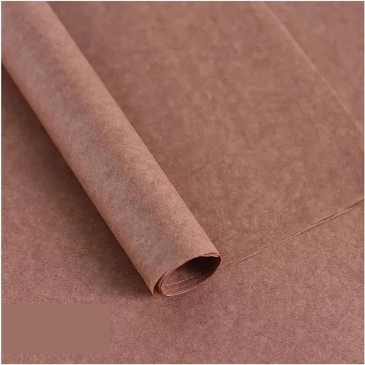 Inpakpapier Bloem - Cadeaupapier Tissue - Cadeaus Versieren - Levendige Ontwerpen - 50 x 70 cm - Koffiebruin
