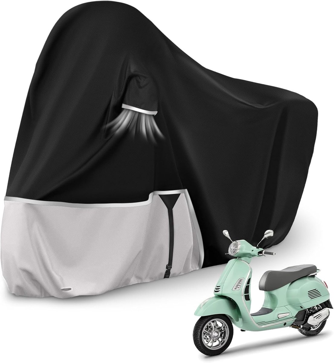 Weerbestendige Motorhoes voor Vespa GTV GTS GT60/125/200/250/300 - 420D Oxford Stof, Beschermend, Ademend en UV-bestendig