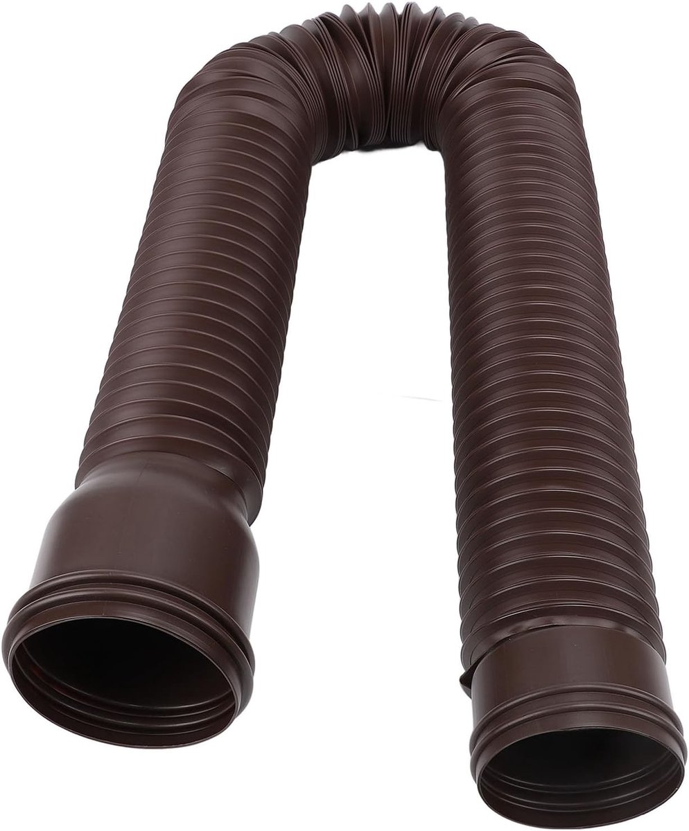 Flexibele Regenpijp Verlenging, Afvoerpijp Verlengstuk voor Buiten, Uitbreidbare Regenafvoer van 50 tot 150 cm