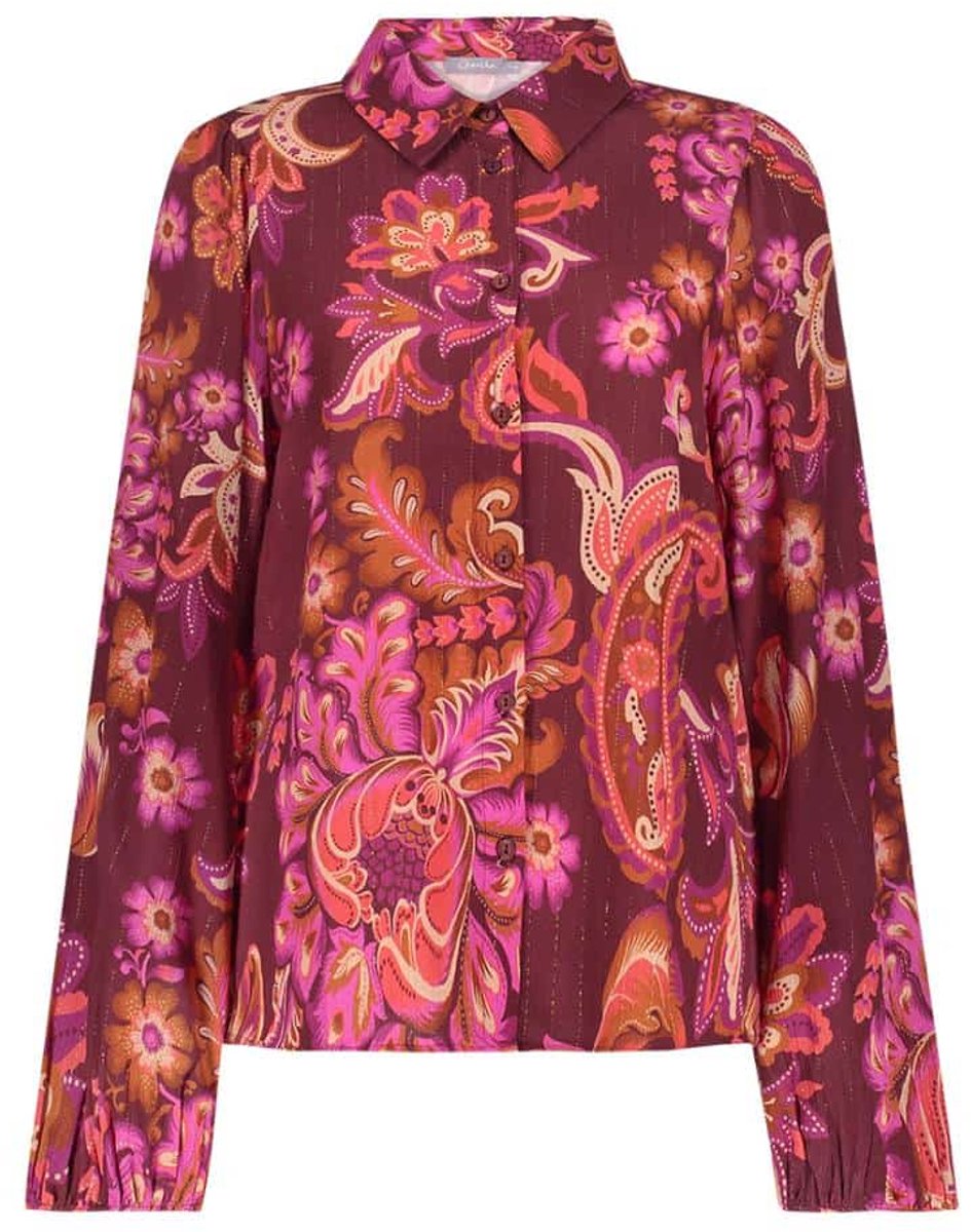 Geisha blouse print 63674-20 maat XL