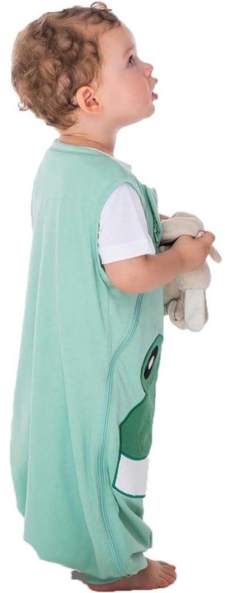 Babyslaapzak met Voetjes - Trappelzak Peuter - Veilig Slapen - Biologisch Katoen - 1.0 TOG - Blauw