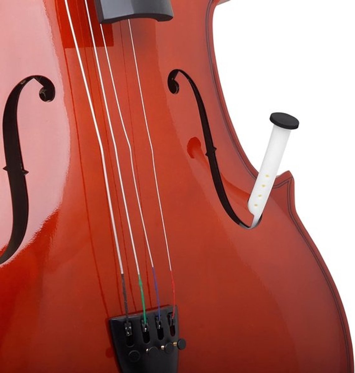 Cello Luchtbevochtiger - Instrument Accessoire - Instrument Onderhoud - Voorkomt Droogteschade - 36 cm - Zwart