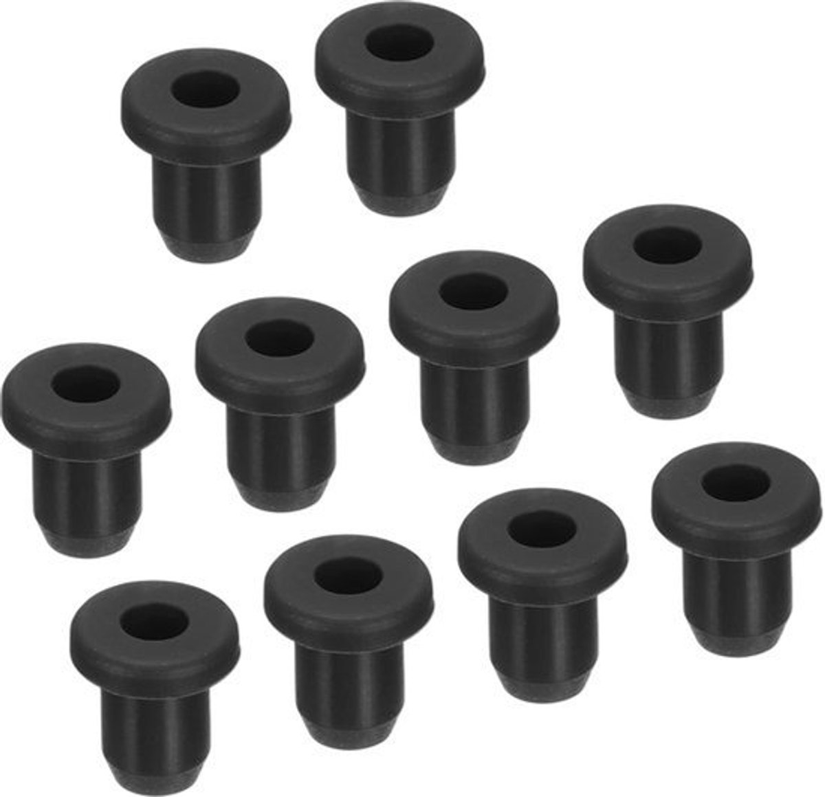 10 Stuks Rubber Washers - Diameter 13/64" (5mm) - T-type voor Kabelorganisatie