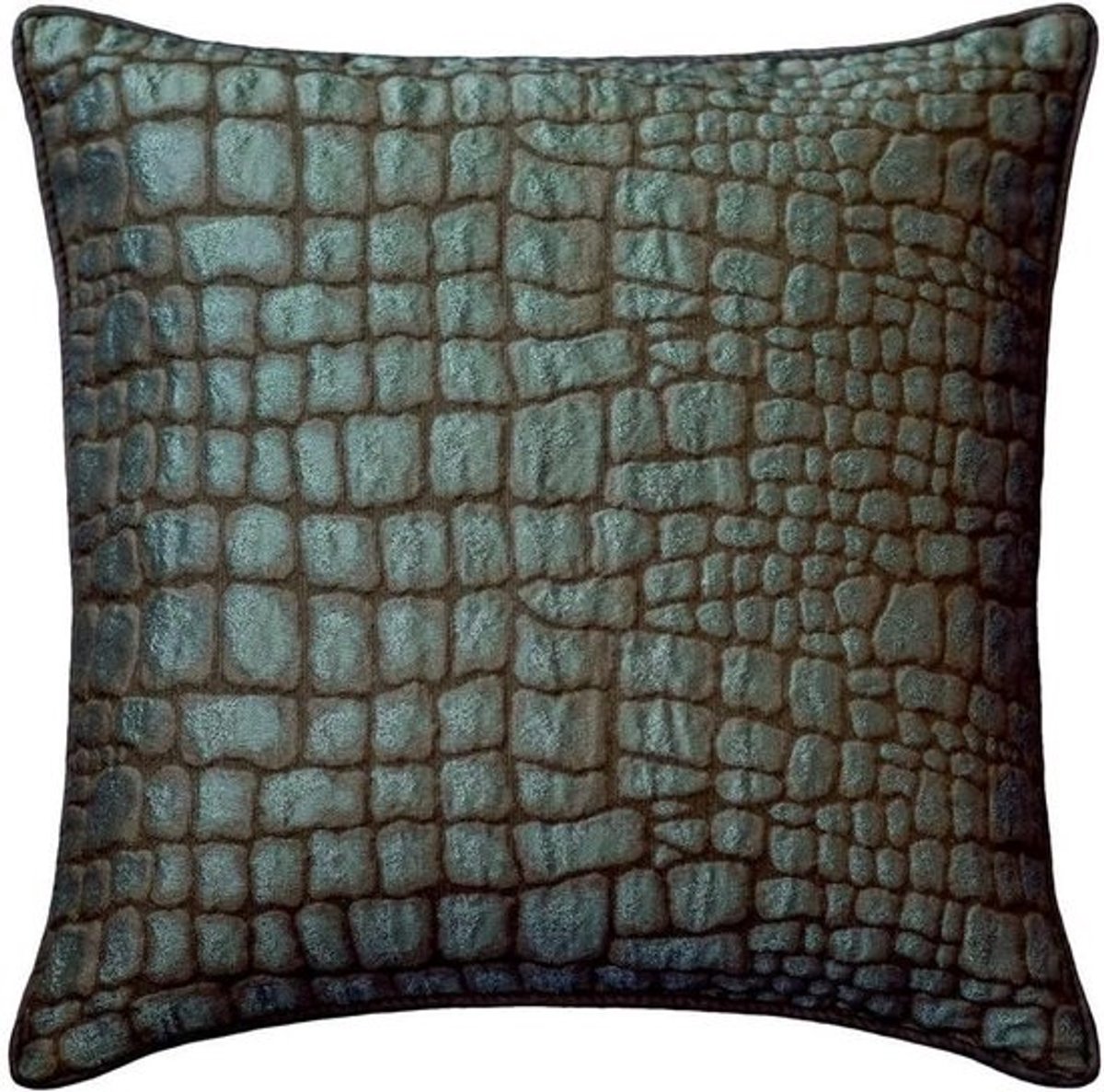 Decoratieve Kussens - Kussenhoes Sierkussen - Woonkamer Decoratie - Handgemaakt Jacquard Zijde - 65 x 65 cm - Blauw