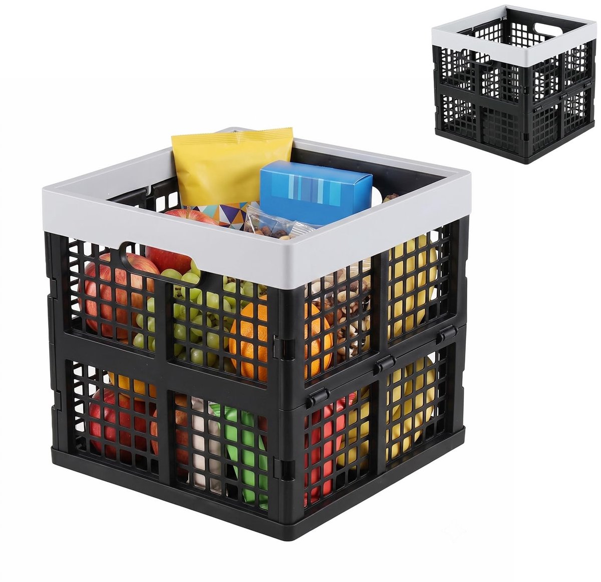 Opvouwbare Opbergdoos - 36 liter - Zwart