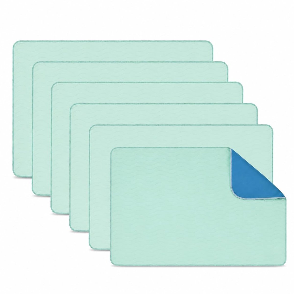 Set van 6 Incontinentie Pads - Waterproof en Herbruikbaar - 75 x 90 cm