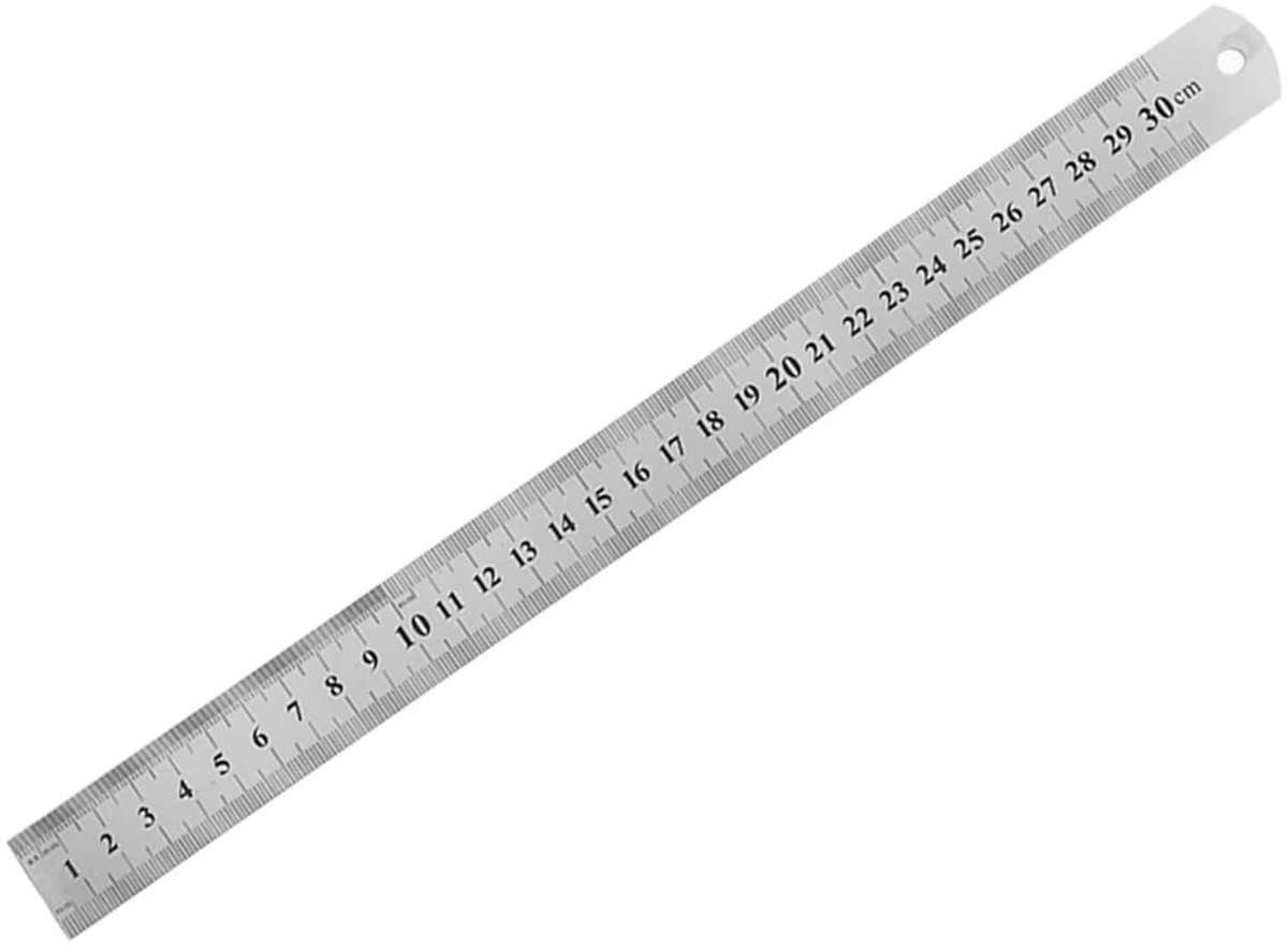 Roestvrij Stalen Liniaal - Precisie Meting 300 mm