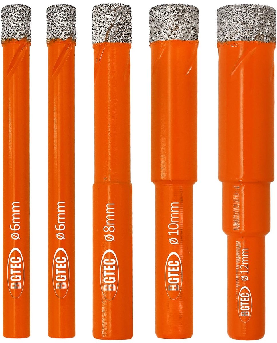 Diamant Boor Set 5 Stuks - Voor Graniet en Marmer