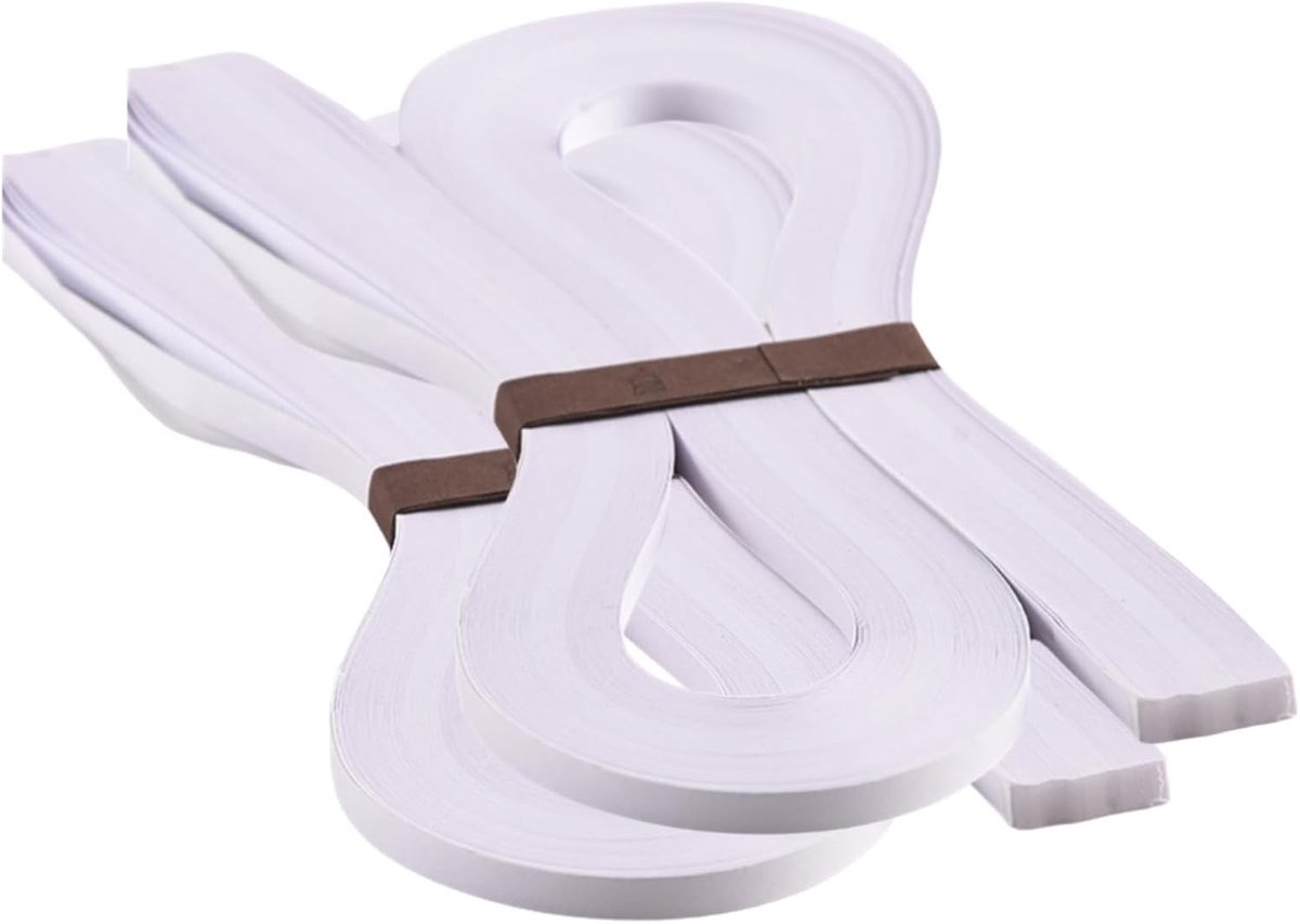 Quilling Papierstroken Wit 5mm - 120 Stuks voor Creatieve Knutselprojecten, Perfect voor Kaarten en Decoraties