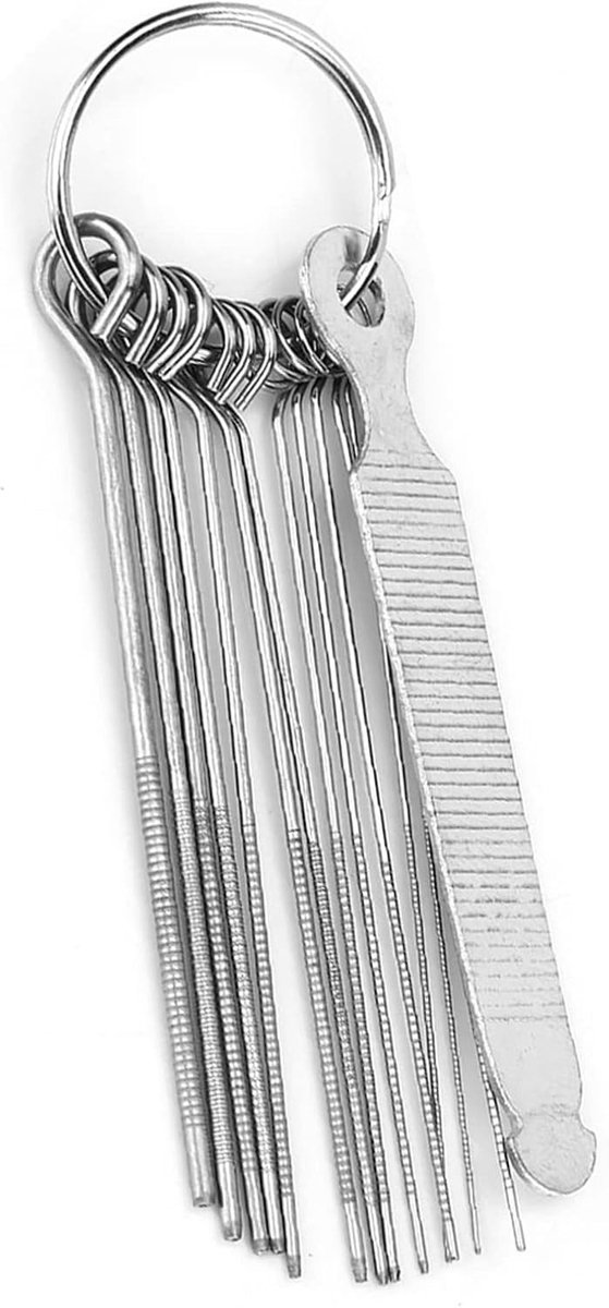 Set van 13 Gitaar Nut en Bridge Saddle Vijl Gereedschappen voor Snaren en Ukulele Accessoires