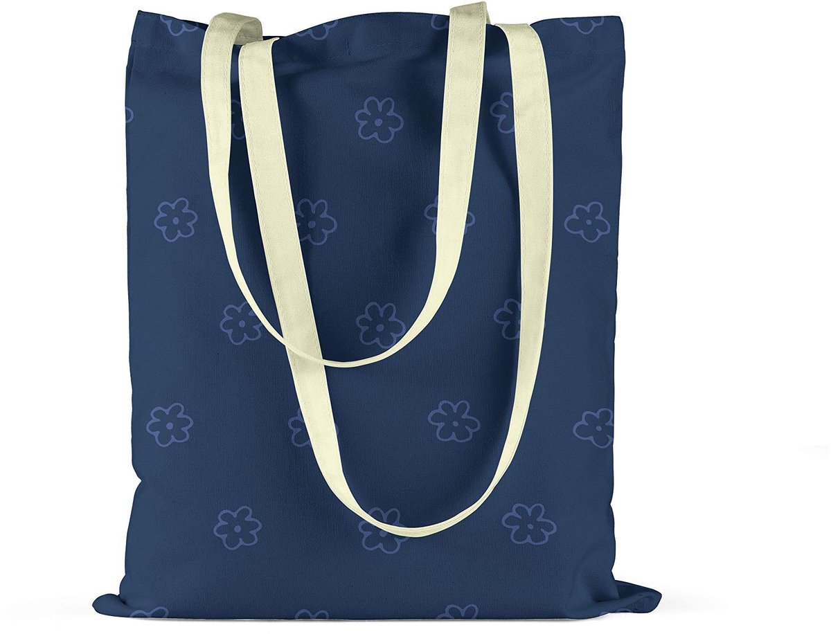 Herbruikbare Tote Bag - Ecologische Canvas Tas 34x40 cm