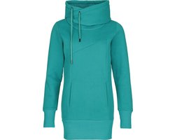 R.E.D. Rock-Engineered Design turquoise hoodie met kangoeroezak - Dames - XXL