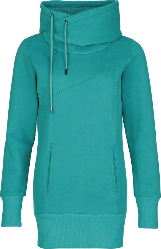 R.E.D. Rock-Engineered Design turquoise hoodie met kangoeroezak - Dames - XXL