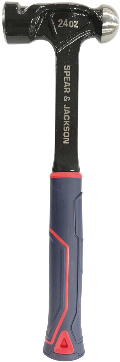 24oz Ball Pein Hammer - Ergonomische Grip - Koolstofstaal