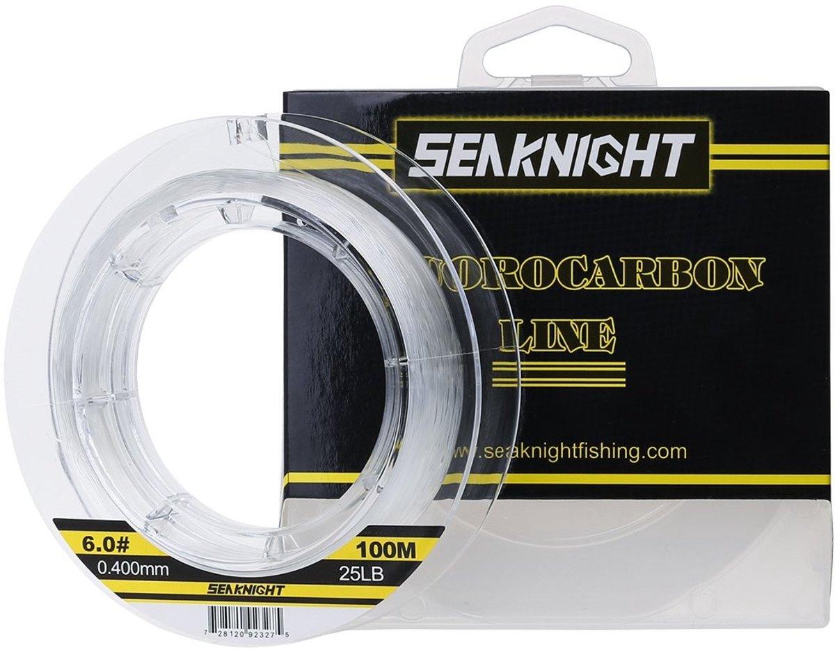 100% Fluorocarbon Visserslijn - 100m Transparant