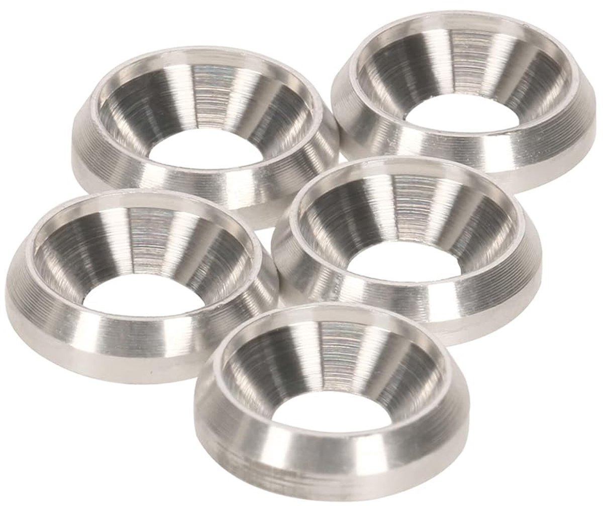 Aluminium verzonken Cup Wasmachines M3 8mm dia - CNC GEDRAaid massief metaal 5pcs
