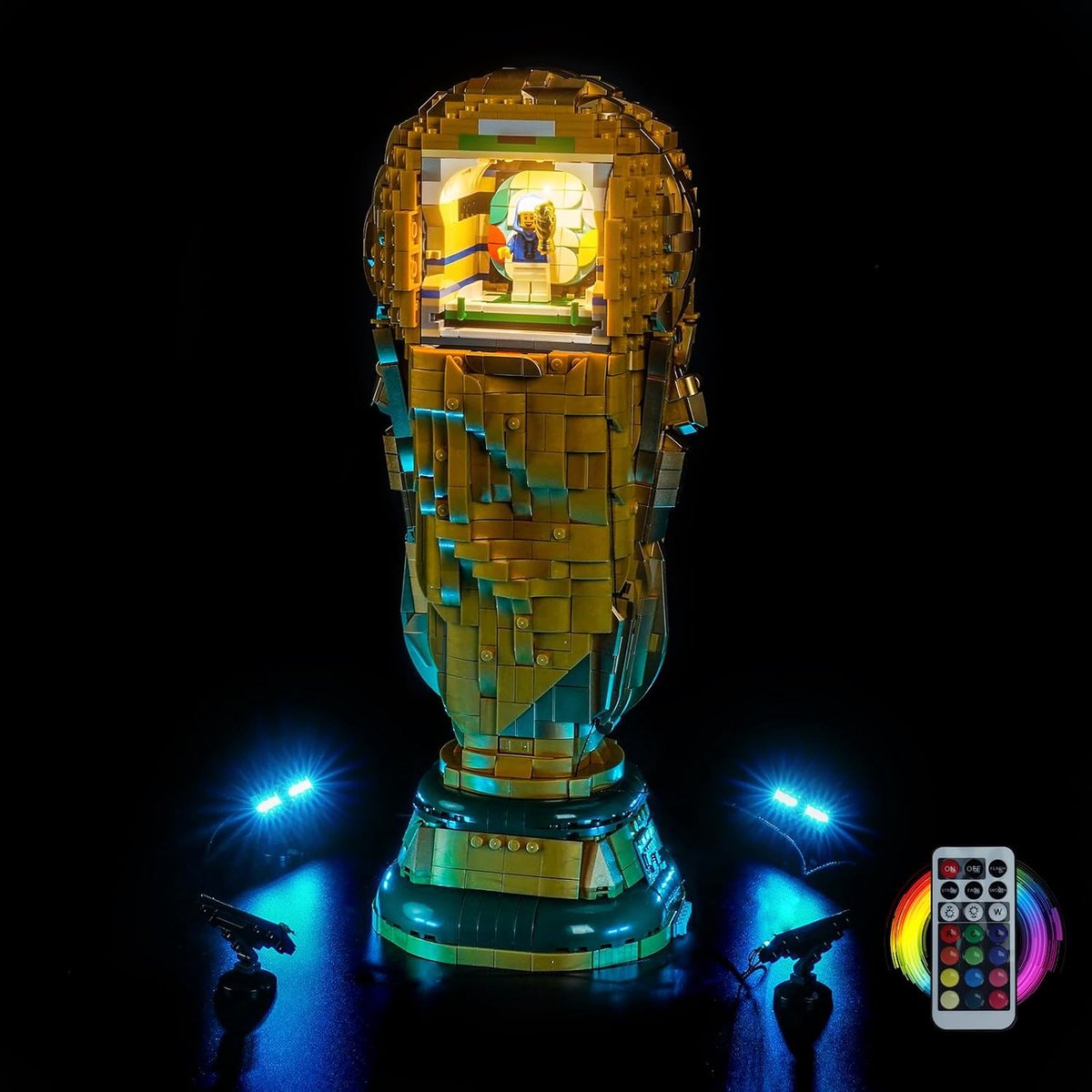 led-verlichtingsset compatibel met Lego 43020 FIFA World Cup Official Trophy (geen model), decoratieverlichtingsset compatibel met Lego FIFA World Cup Official Trophy bouwstenen