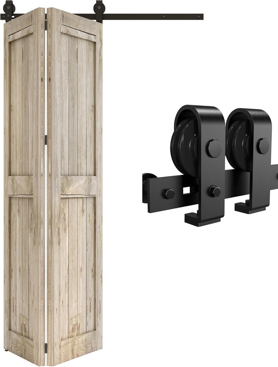 Accessoireset voor schuifdeuren, 92 cm, set met 1 deur