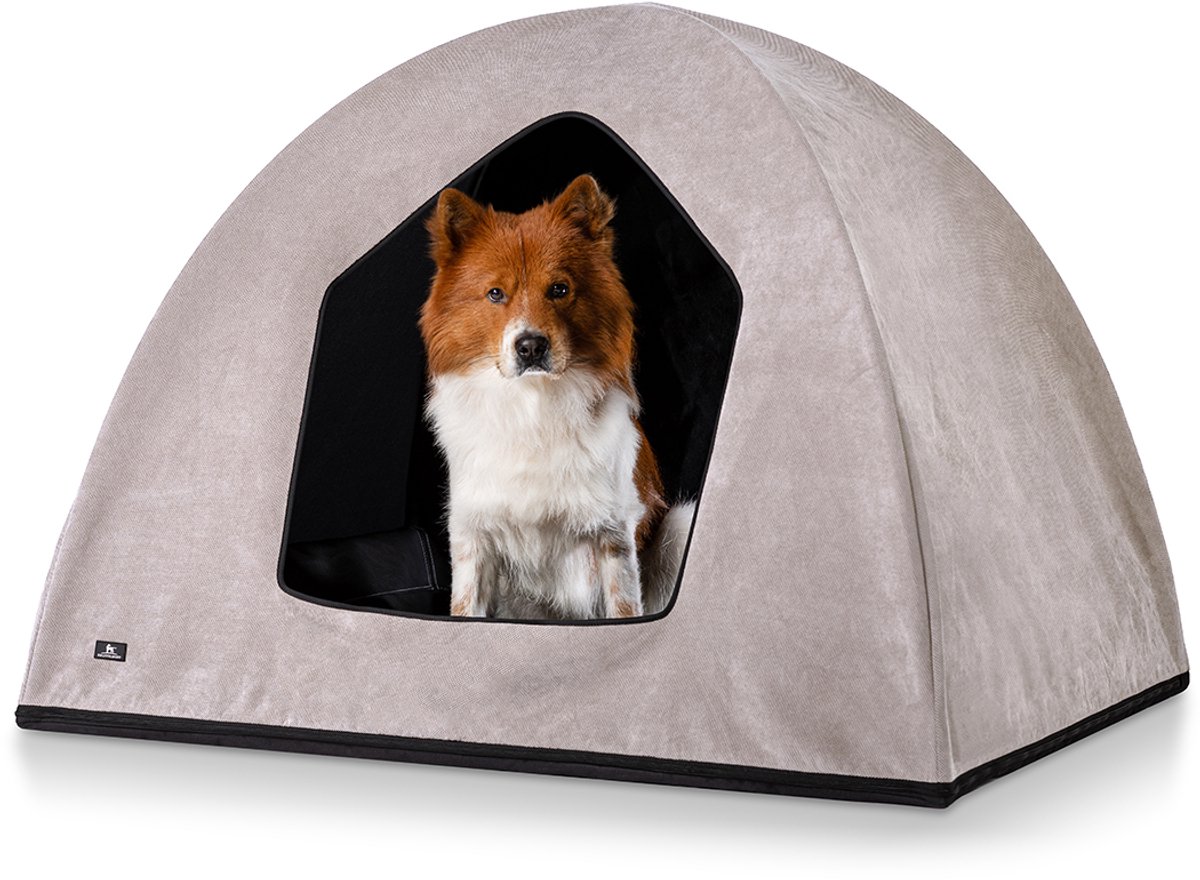 Knuffelwuff Hundehöhle Yucatan passend für Hundebetten und Hundematten XXL 120 x 100 x 95cm Beige