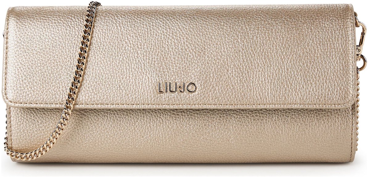LIU JO clutch Caliwen Clutch Light Gold goudkleurig